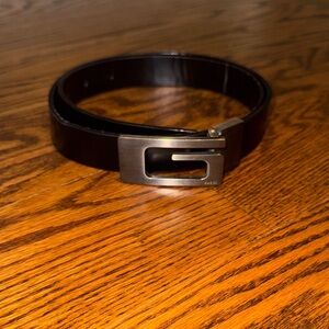 Gucci Black Leather Belt 75 Centimeters - 30 Waist